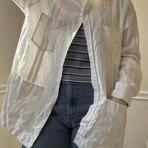 King Ranch Linen western shirt with pockets